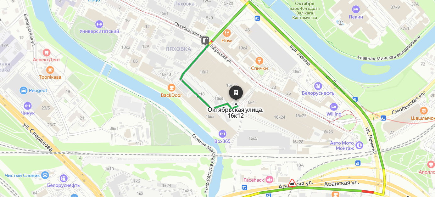 Схема проезда на склад